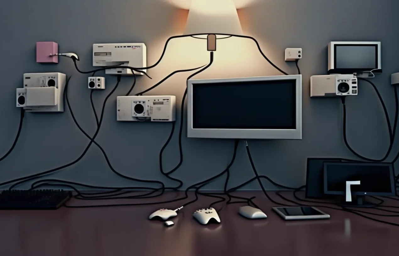 plugged in.